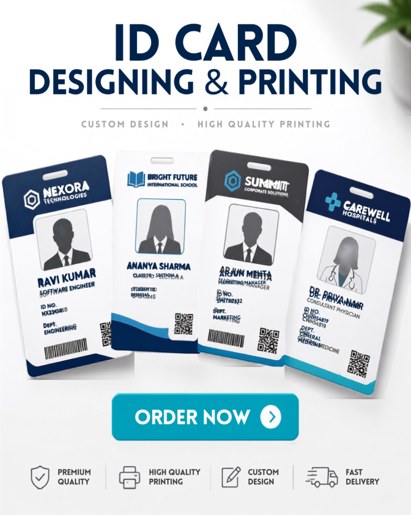 id card designing & printing